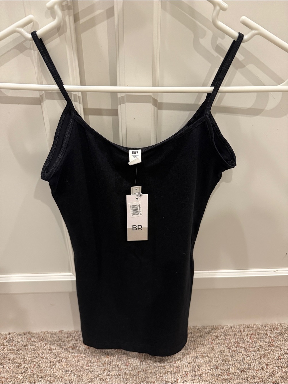 bp Black Slim Spaghetti Strap Camisole